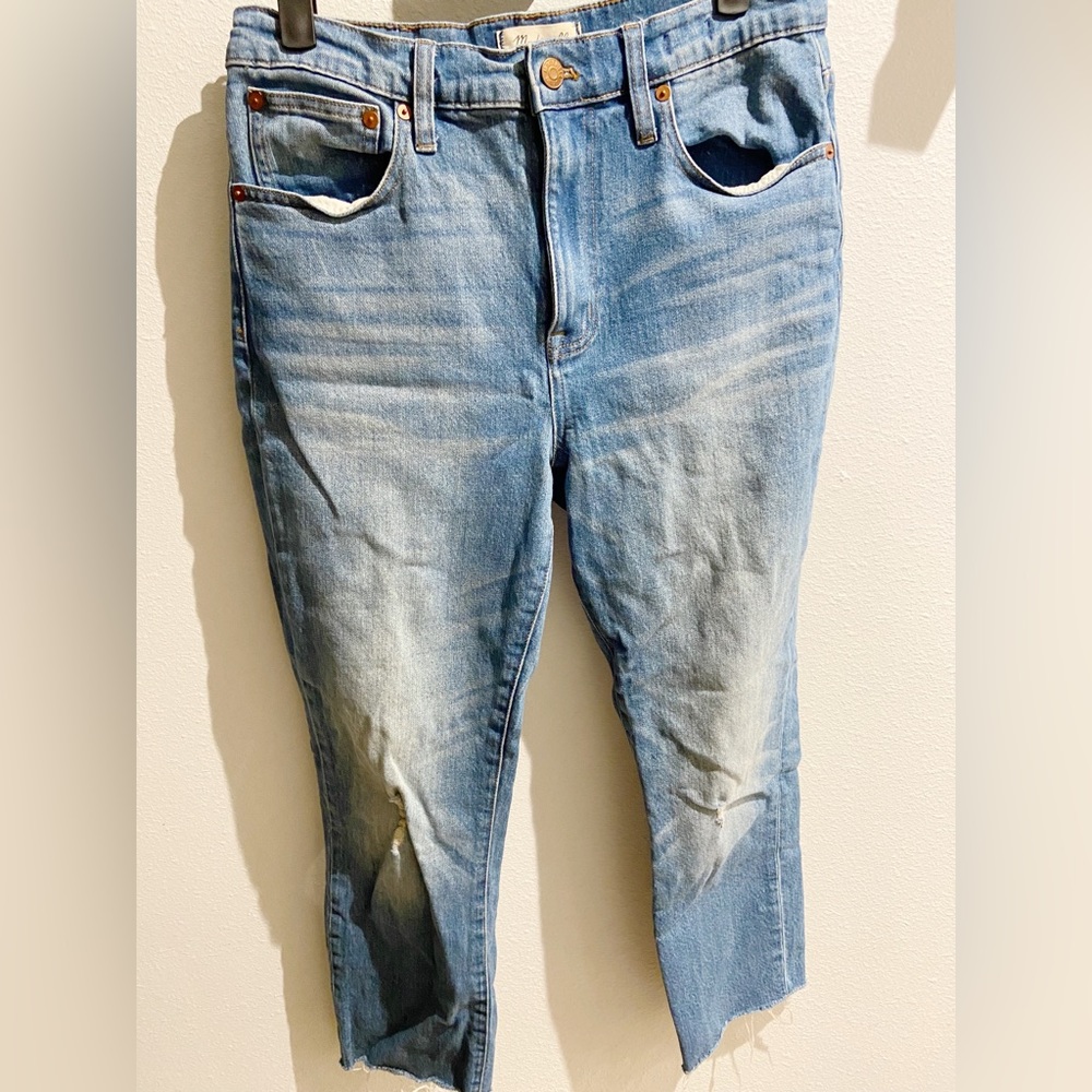 Madewell The High-Rise Slim Crop Boyfriend Jean, Size 27